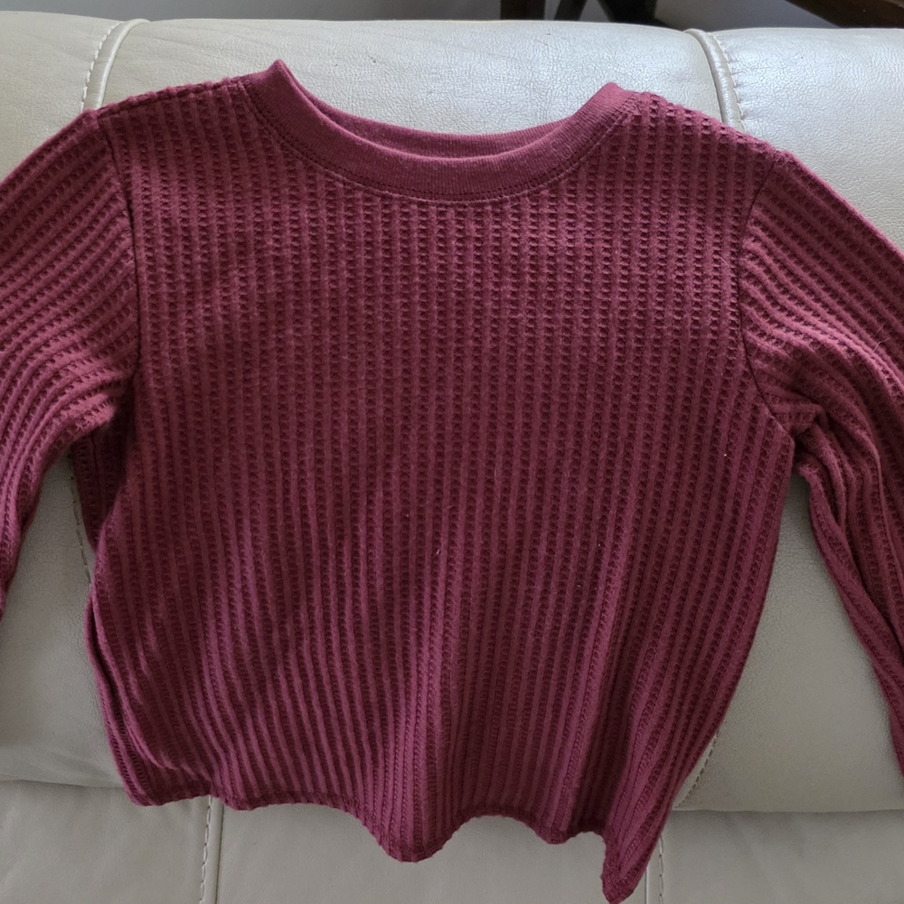 Boys 4T Garanimals Maroon Knit Top